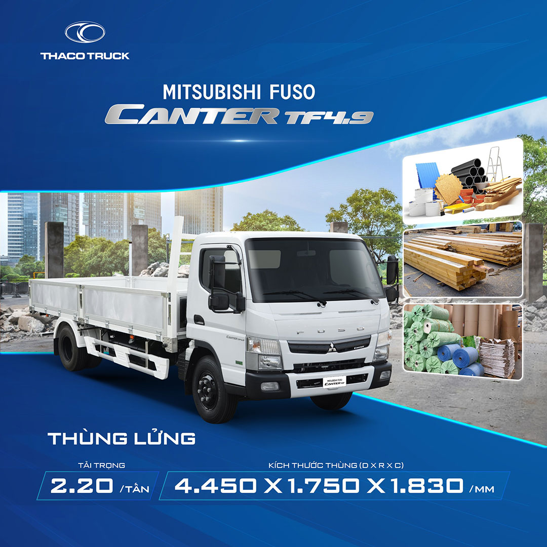 Mitsubishi Fuso Canter TF4.9 Thùng Lửng